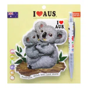 Koala and Baby Notebook and Pen Set