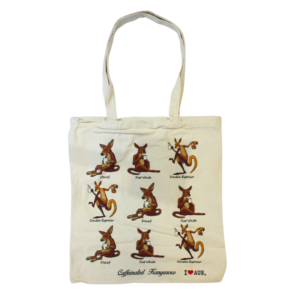 Caffeinated Kangaroos Canvas Tote