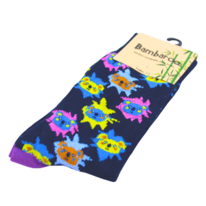 18513 Angle Colourful Koala Bamboo Socks