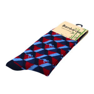 18516 Angle Triangle Roo Bamboo Socks
