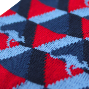 18516 Close Up of Triangle Roo Bamboo Socks