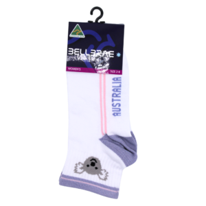White Koala Ankle Socks