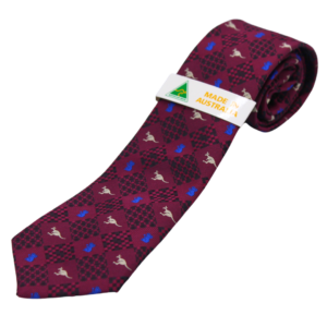 Burgundy Koala Roo Tie