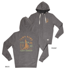 Grey LuckyRoo Men's Hoodie