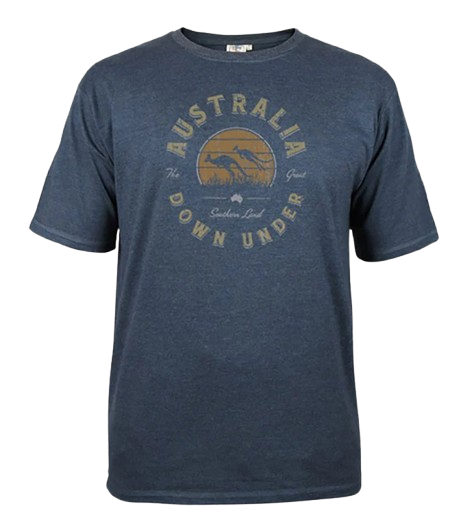 44035 Australia Kangaroo Sunset T Shirt Removebg Preview