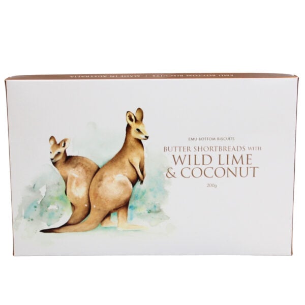61027 Front of Shortbreads with Wild Lime & Coconut 200g