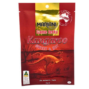 Australian Made Sweet and Hot Kangaroo Jerky 50g