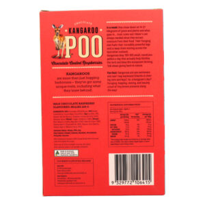 61082 Back of Kangaroo Poo Chocolate Raspberries 220g
