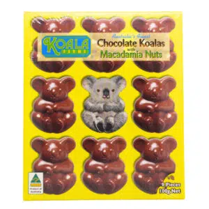 Chocolate Koalas with Macadamias Nuts 100g
