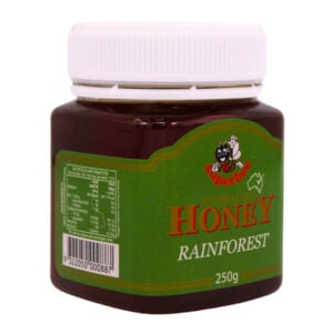 61252 Australian Made Rainforest Honey at Angle
