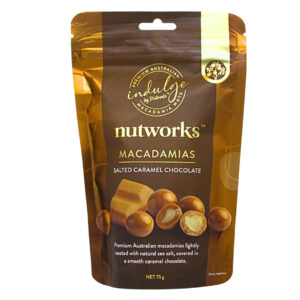 Salted Caramel Chocolate Macadamias 75g