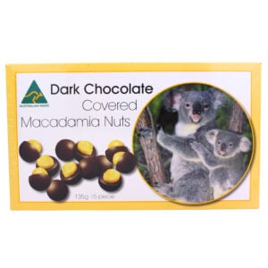 Dark Chocolate Macadamia Nuts 135g