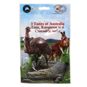 Australian Made Roo Emu Croc Trio Jerky 30g