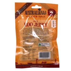 61707 Back of Australian Outback Kangaroo Spicy Jerky 40g