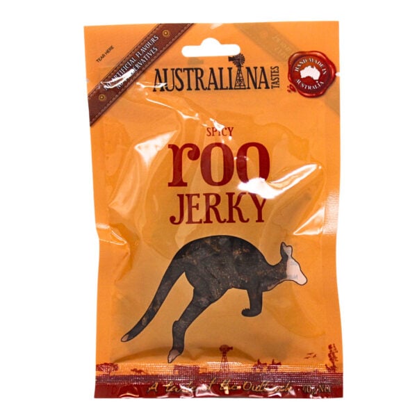 61707 Front of Australian Outback Kangaroo Spicy Jerky 40g