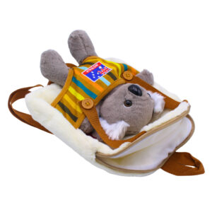 10022 Zipper from Koala Toy Plush Backpack