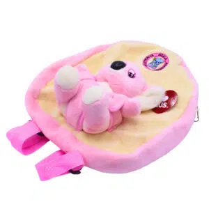 10099 side of Pink Koala Plush Backpack