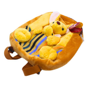 10108 Side of Kangaroo and Joey Plush Backpack