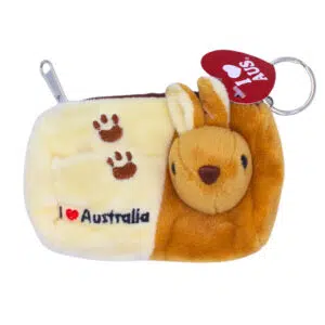 Kangaroo Plush Coin Bag