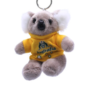 Koala with Yellow Shirt Plush Keyring