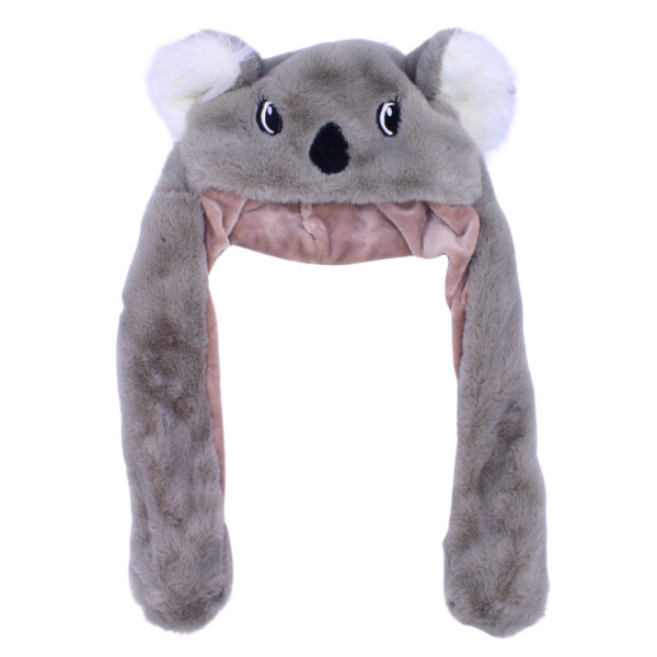 10154 Front of Koala Moving Ears Plush Hat