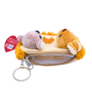 10622 Zipper from Koala and Kangaroo Plush Coin Bag