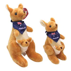 Kangaroo with Joey Plush Toy