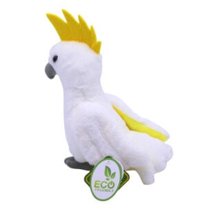 10728 Back Side of Squawking Cockatoo Plush Toy