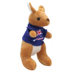 Kangaroo with Flag T-shirt Plush Toy