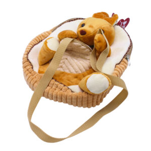 10756 Side of Kangaroo with Harness Plush Backpack