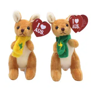 Kangaroo with Scarf Plush Toy 16cm