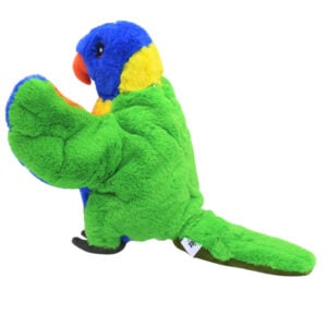 10806 Back Side of Lorikeet Hand Puppet