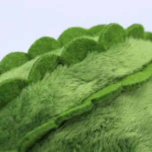 10813 Close Up Back of Crocodile Ecobubs Plush Toy