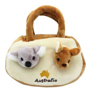 Koala and Kangaroo Plush Handbag