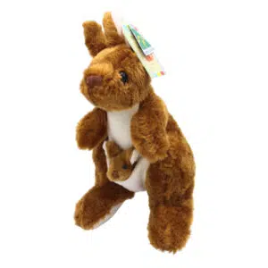 Australian Made Kangaroo with Joey Plush Toy 25cm
