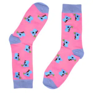 Pink Koala Socks
