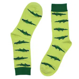 Green Crocodile Socks