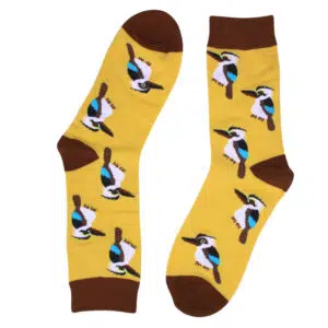 Beige Kookaburra Socks