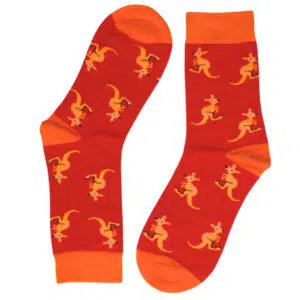 Red Kangaroo Socks