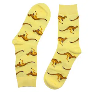 Beige Kangaroo Socks
