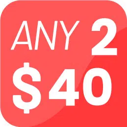 Any 2 for $40