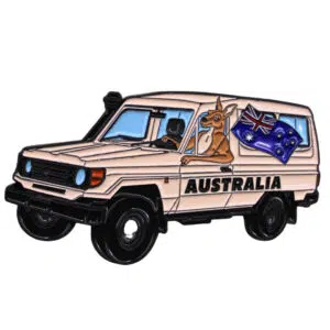 4WD Roo Enamel Magnet