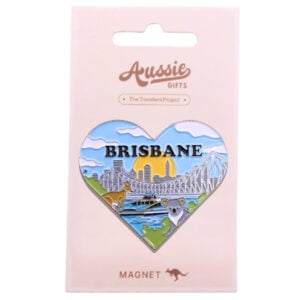 53387 In Packaging Brisbane Heart Enamel Magnets
