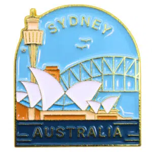 Sydney Harbor Enamel Magnet