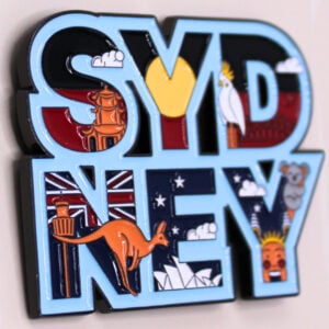 53420 Angle Sydney Icon Enamel Magnet