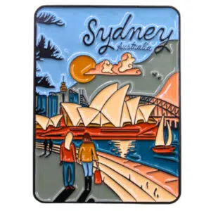 Sydney Botanical Gardens Enamel Magnet