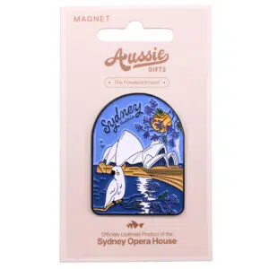 53440 In Packaging Sydney Jacaranda Enamel Magnet