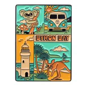 Byron Bay Montage Enamel Magnet