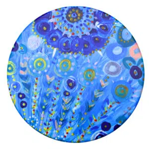 57635 Front of Aboriginal Girambit Ceramic Coaster