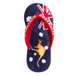 Thong with Flag and Kangaroo Resin Magnet